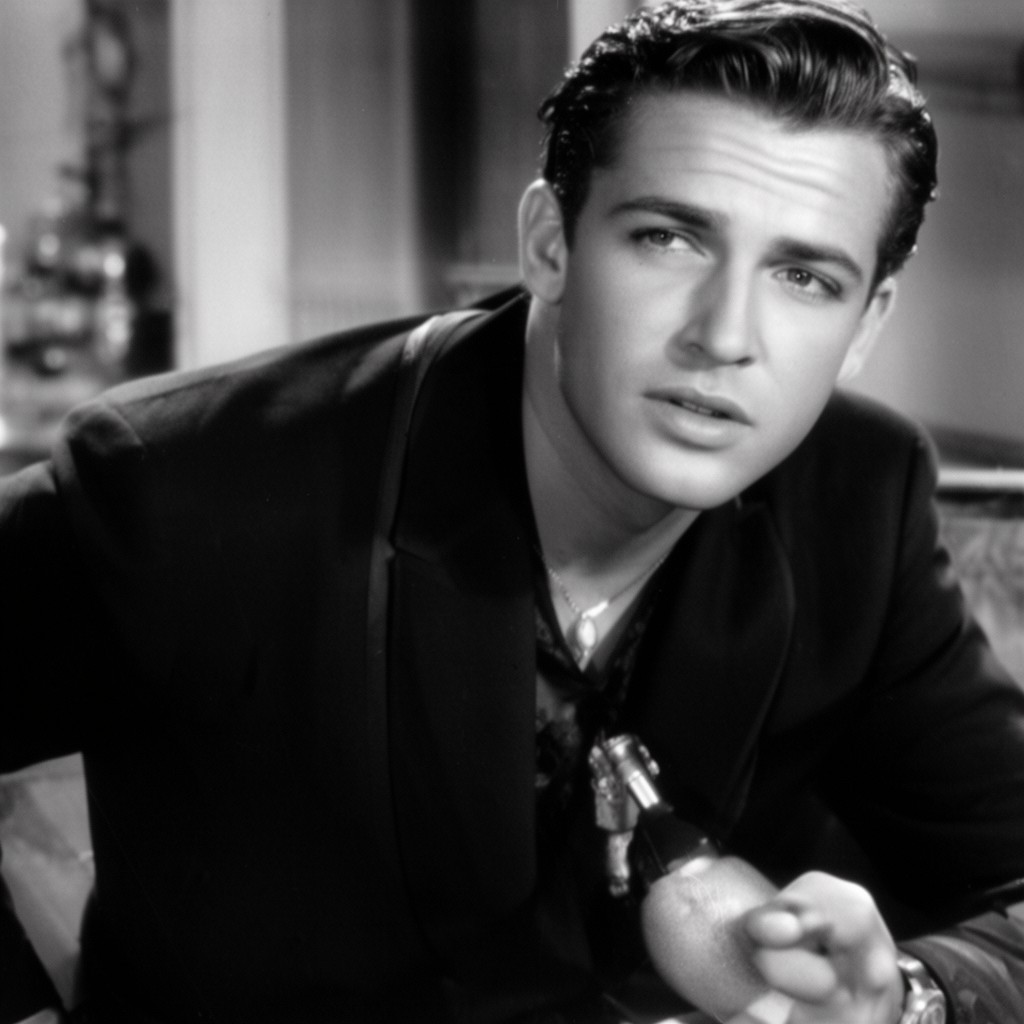 AI-generated illustration of Tyrone Power