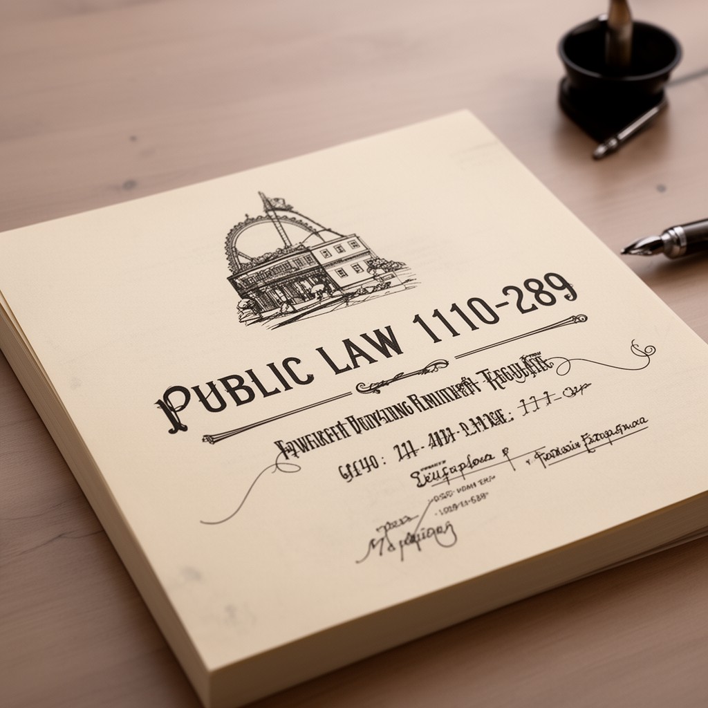 AI-generated illustration of Public Law 110-289