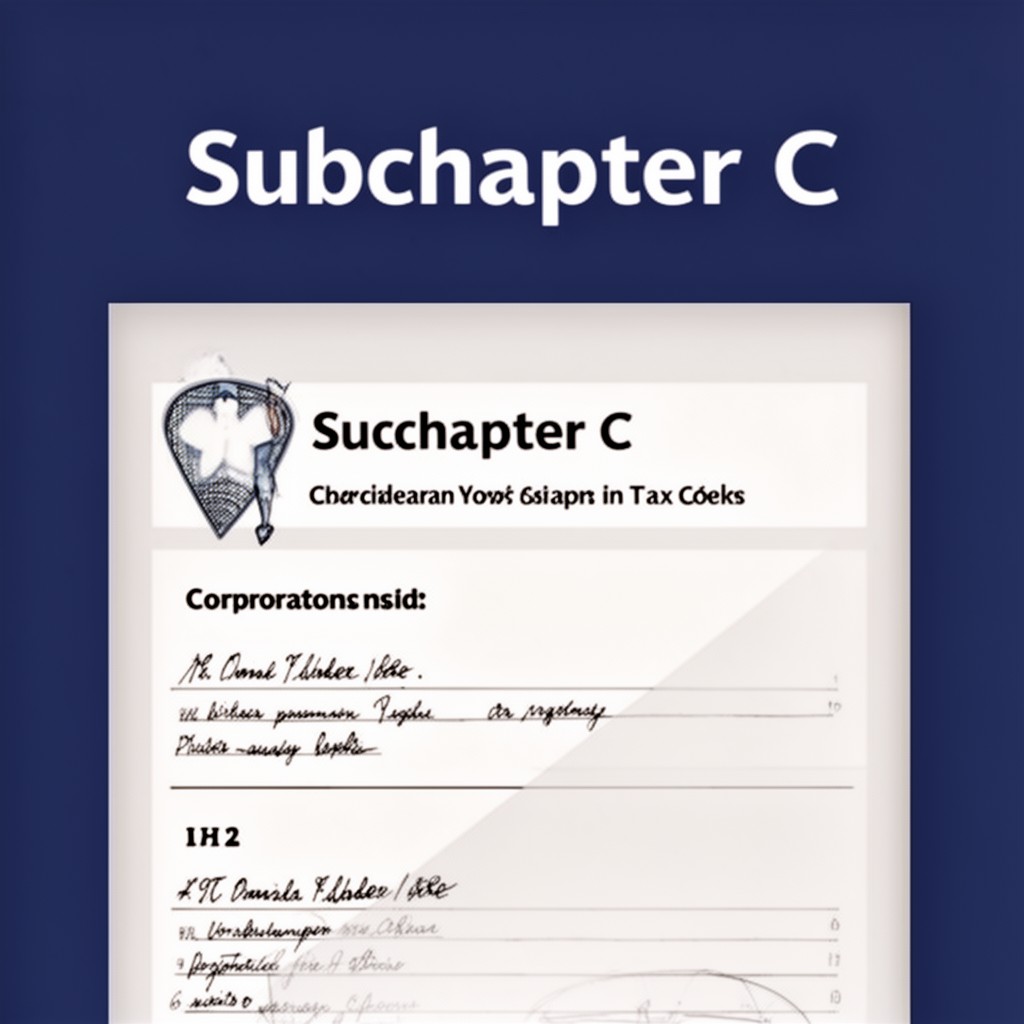 AI-generated illustration of Subchapter C