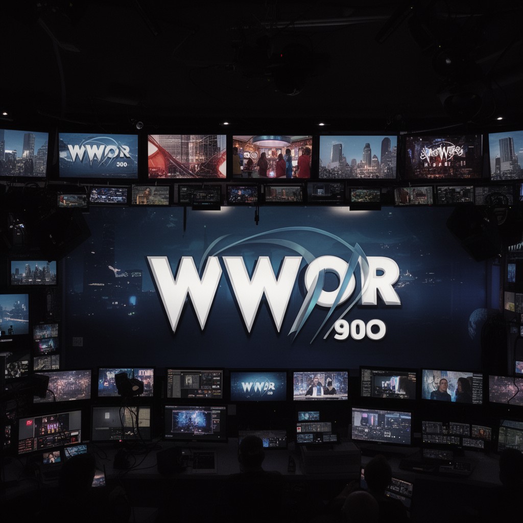 AI-generated illustration of WWOR-TV