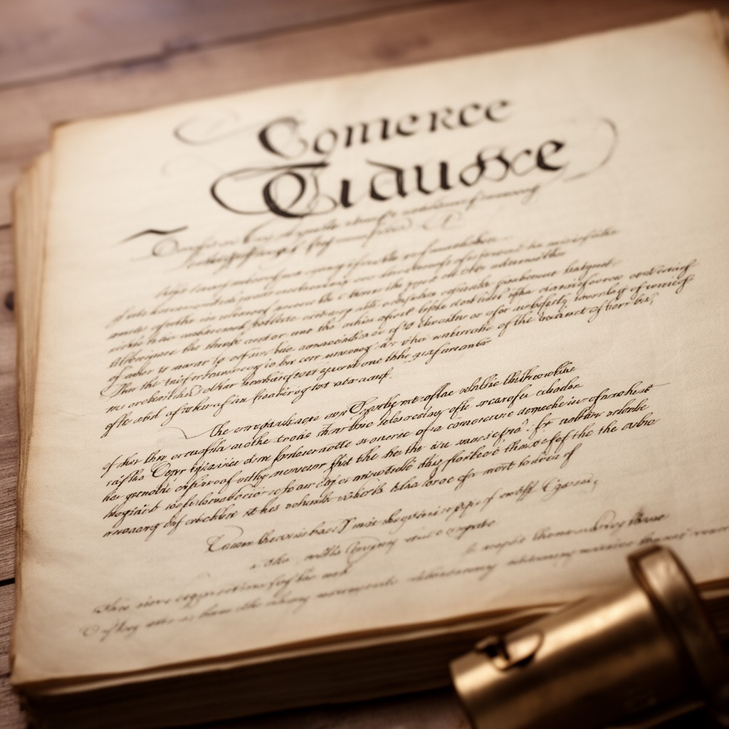 AI-generated illustration of Commerce Clause