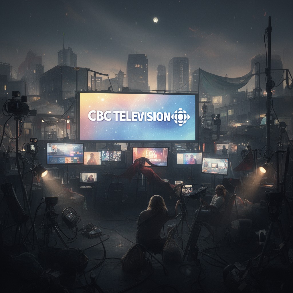 AI-generated illustration of CBC Television