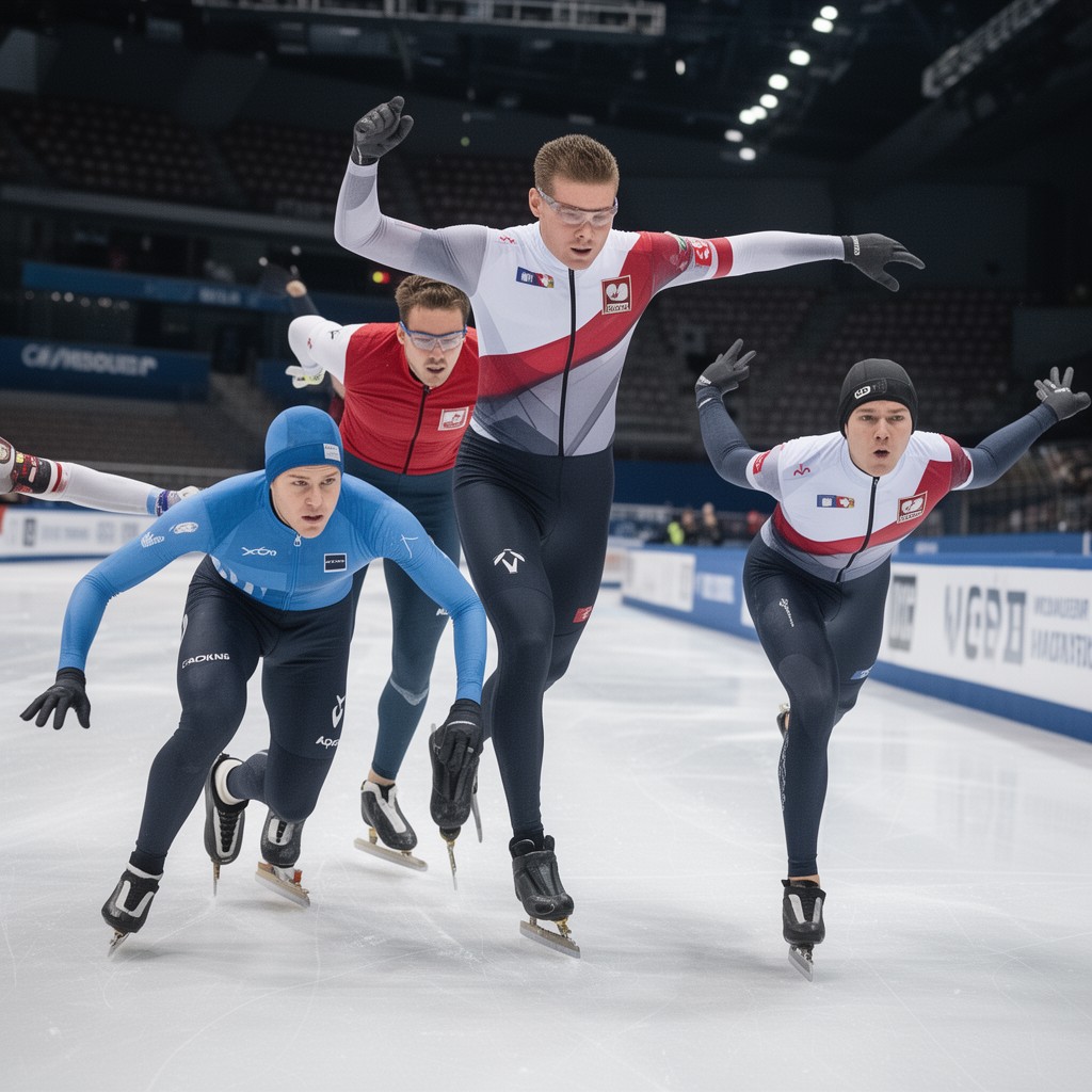 AI-generated illustration of World Allround Speed Skating Championships