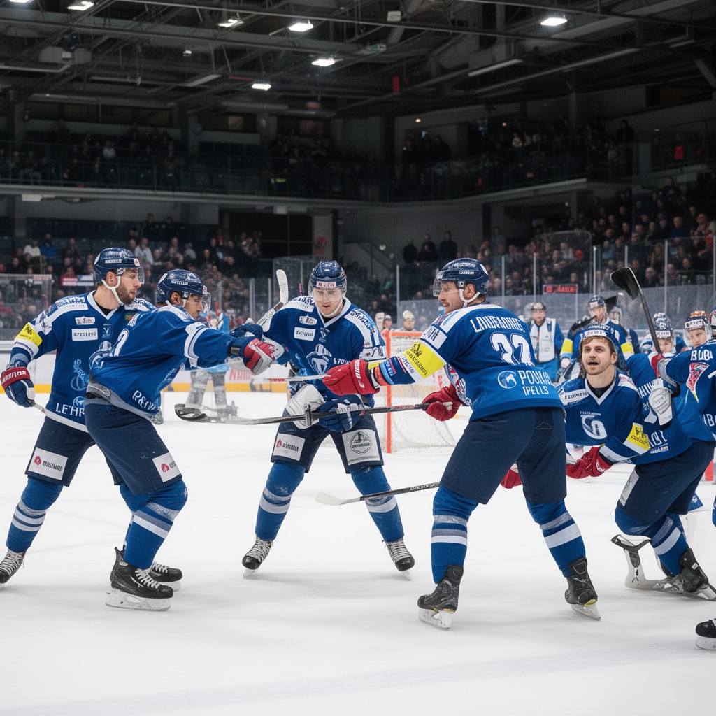 AI-generated illustration of Lausanne HC