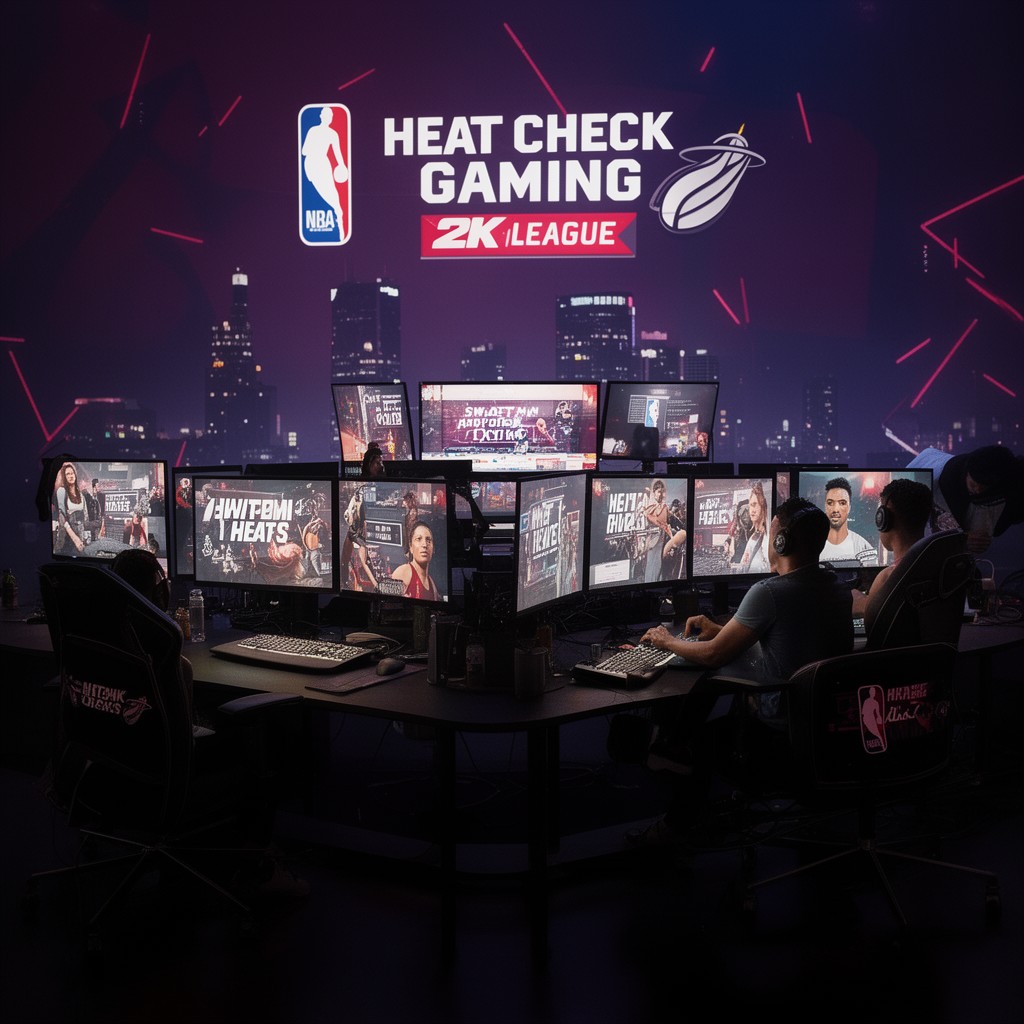 AI-generated illustration of Heat Check Gaming