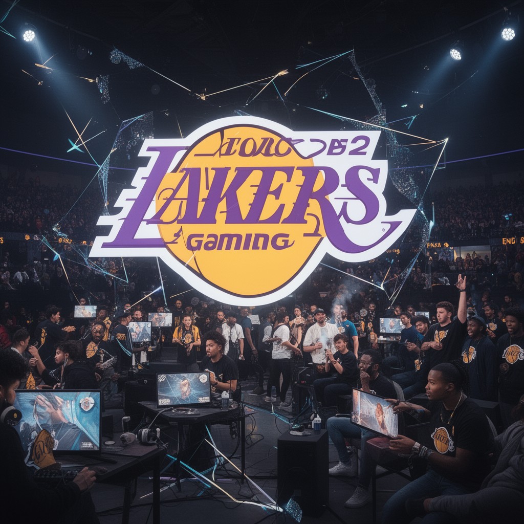AI-generated illustration of Lakers Gaming