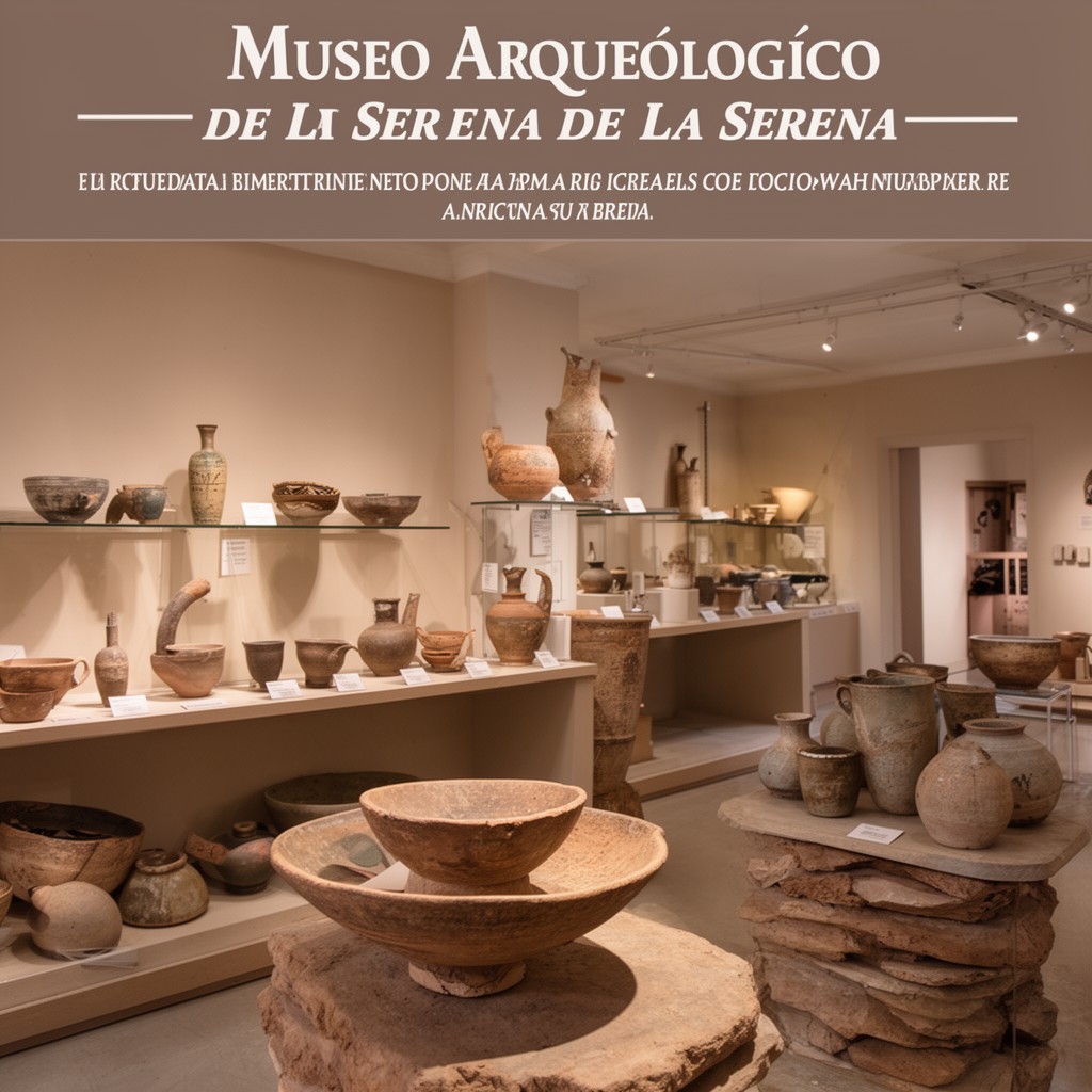 AI-generated illustration of Museo Arqueológico de La Serena