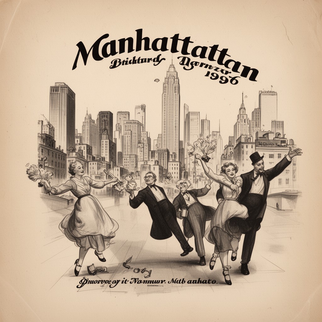 AI-generated illustration of Manhattan (song)