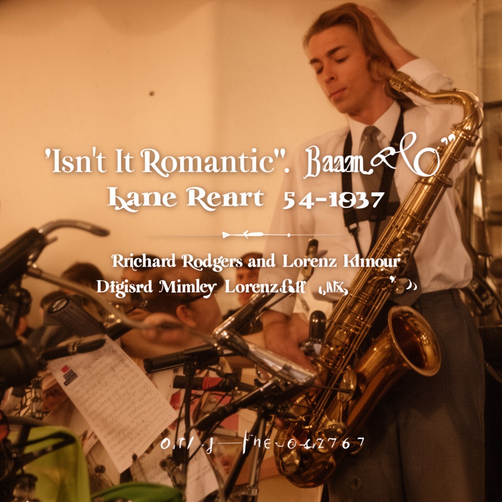 AI-generated illustration of Isn't It Romantic? (jazz standard)