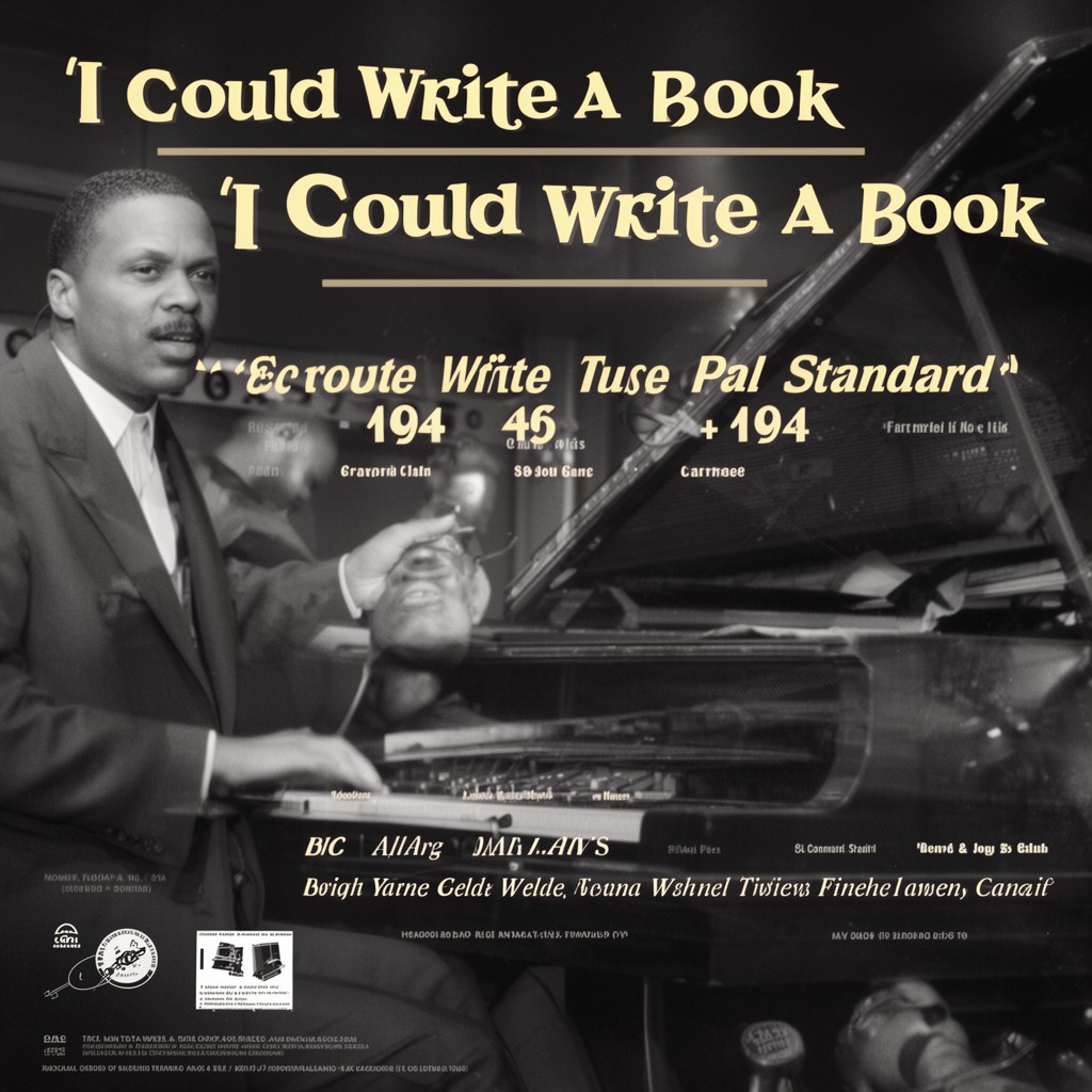 AI-generated illustration of I Could Write a Book (jazz standard)