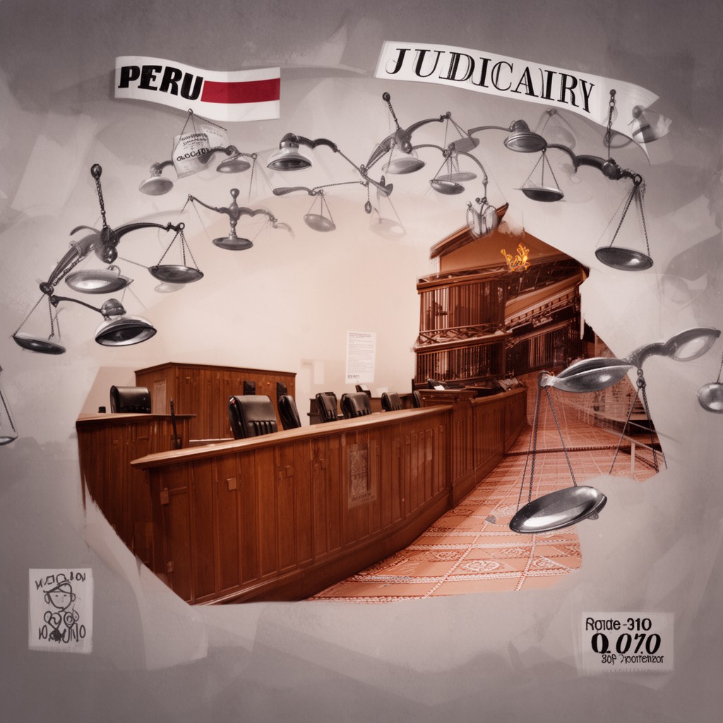 AI-generated illustration of Judiciary of Peru
