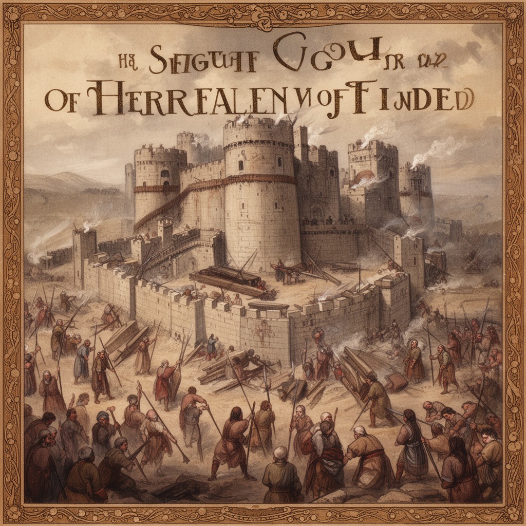 AI-generated illustration of Siege of Jerusalem (587–586 BCE)