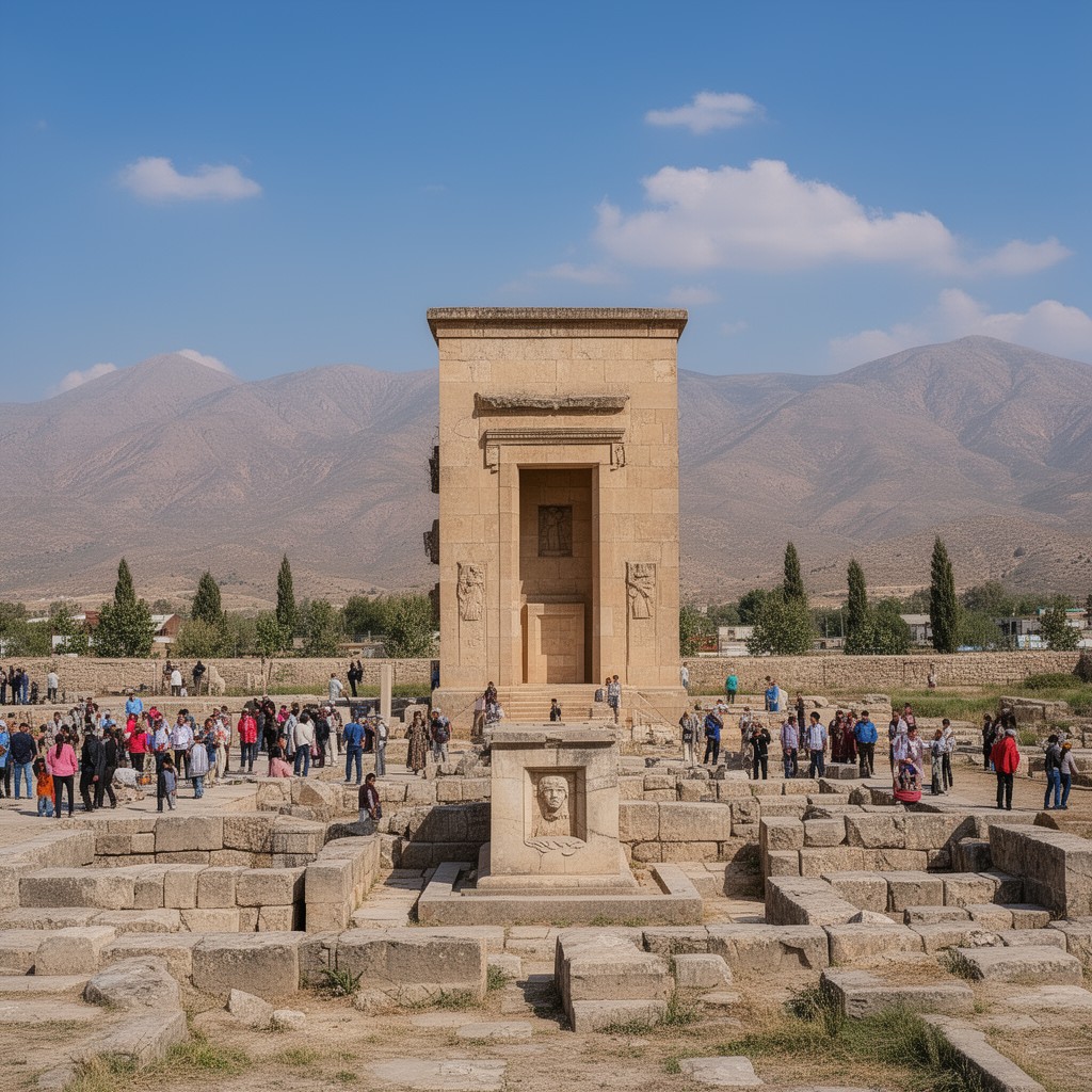 AI-generated illustration of Pasargadae