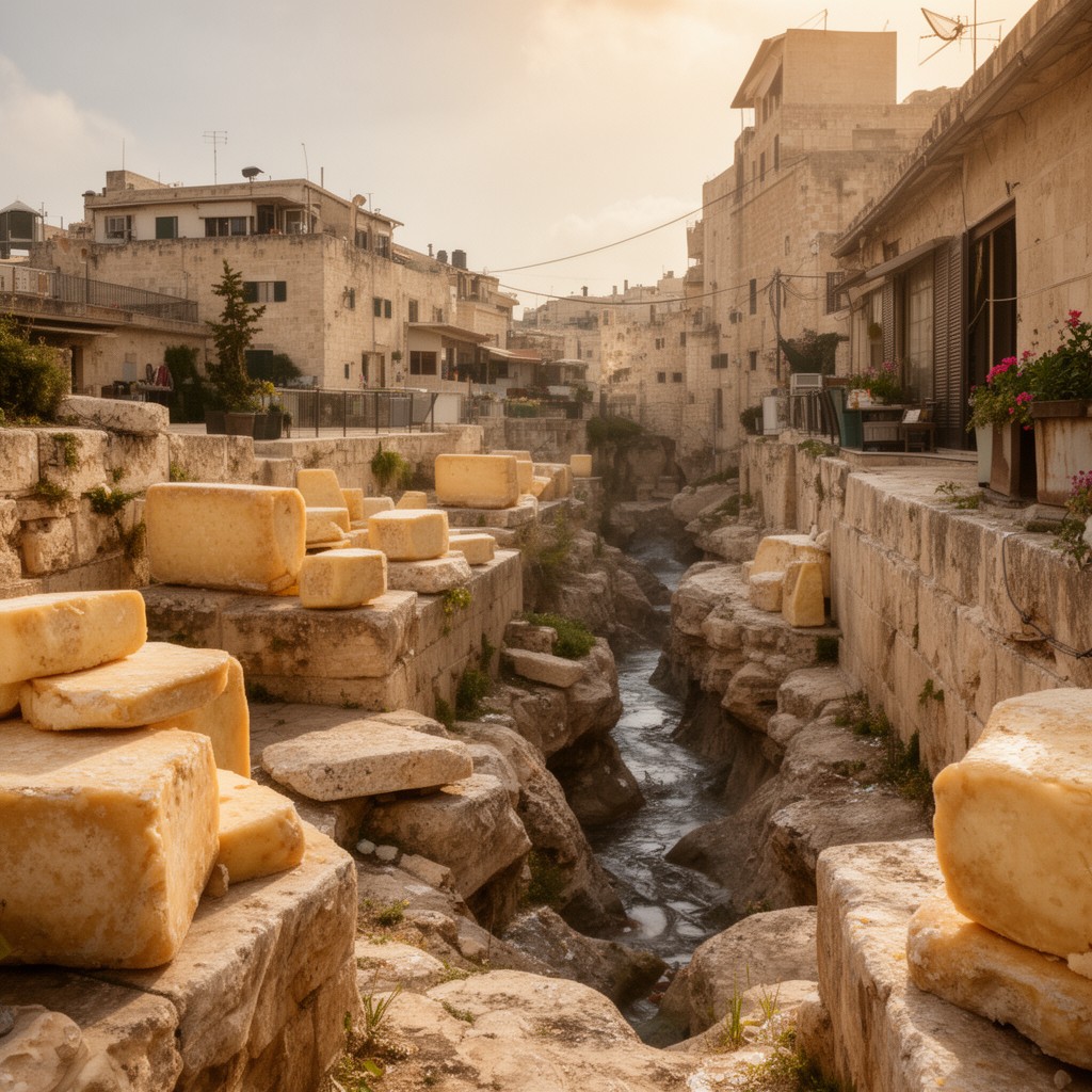 AI-generated illustration of Valley of the Cheesemakers