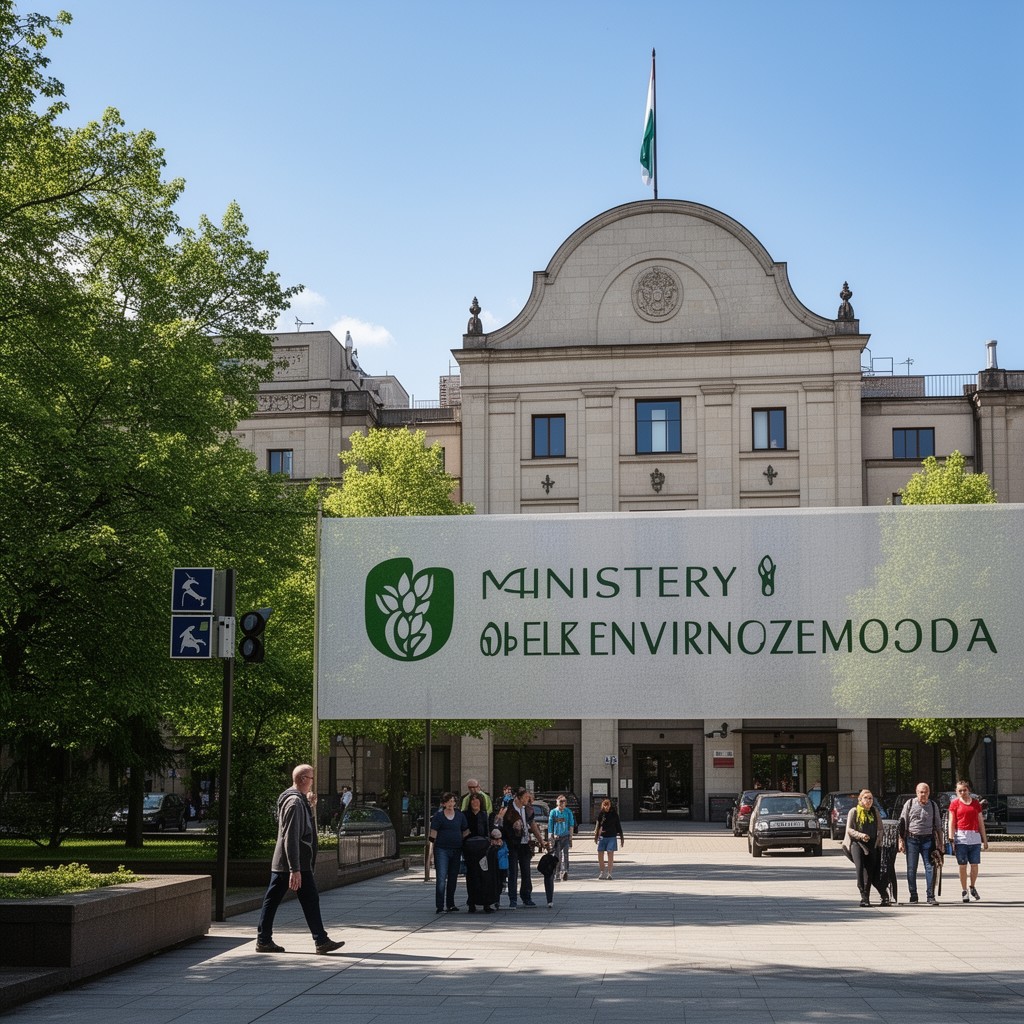 AI-generated illustration of Polish Ministry of the Environment