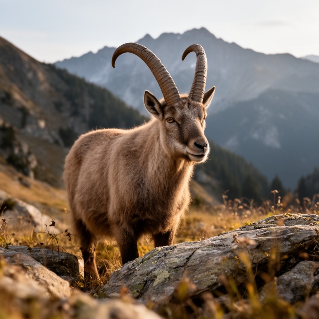 AI-generated illustration of Tatra chamois
