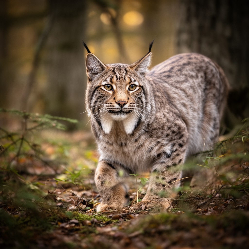 AI-generated illustration of Eurasian lynx