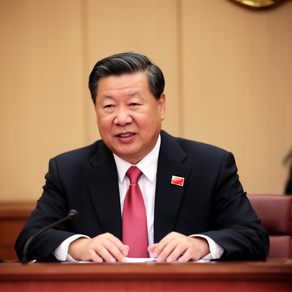 AI-generated illustration of President of the Supreme People's Court