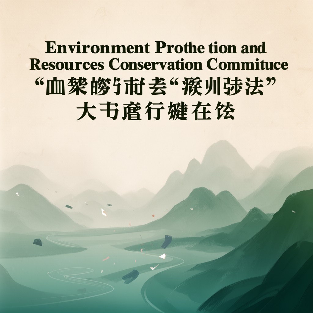 AI-generated illustration of Environment Protection and Resources Conservation Committee of the National People's Congress