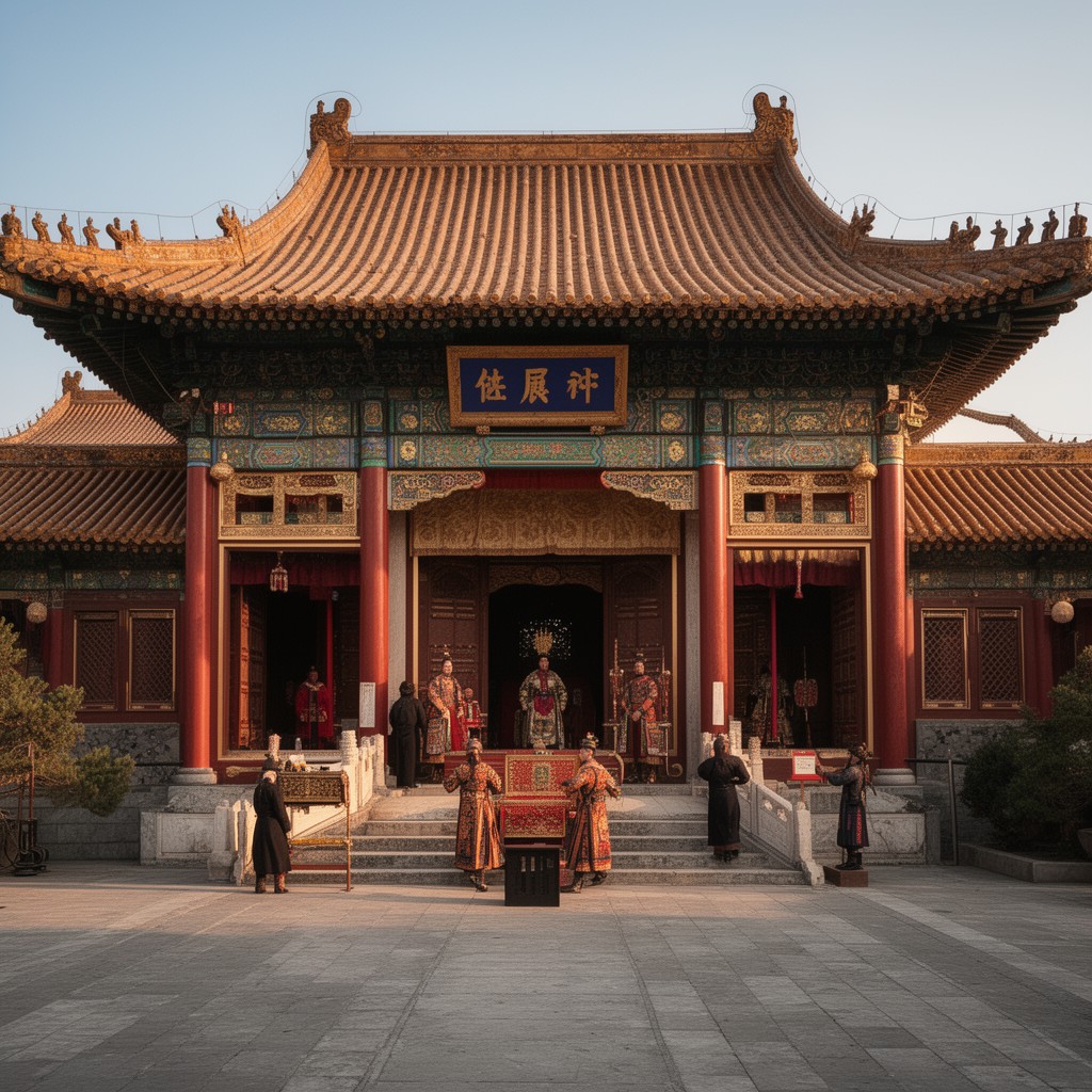 AI-generated illustration of Hall of Central Harmony