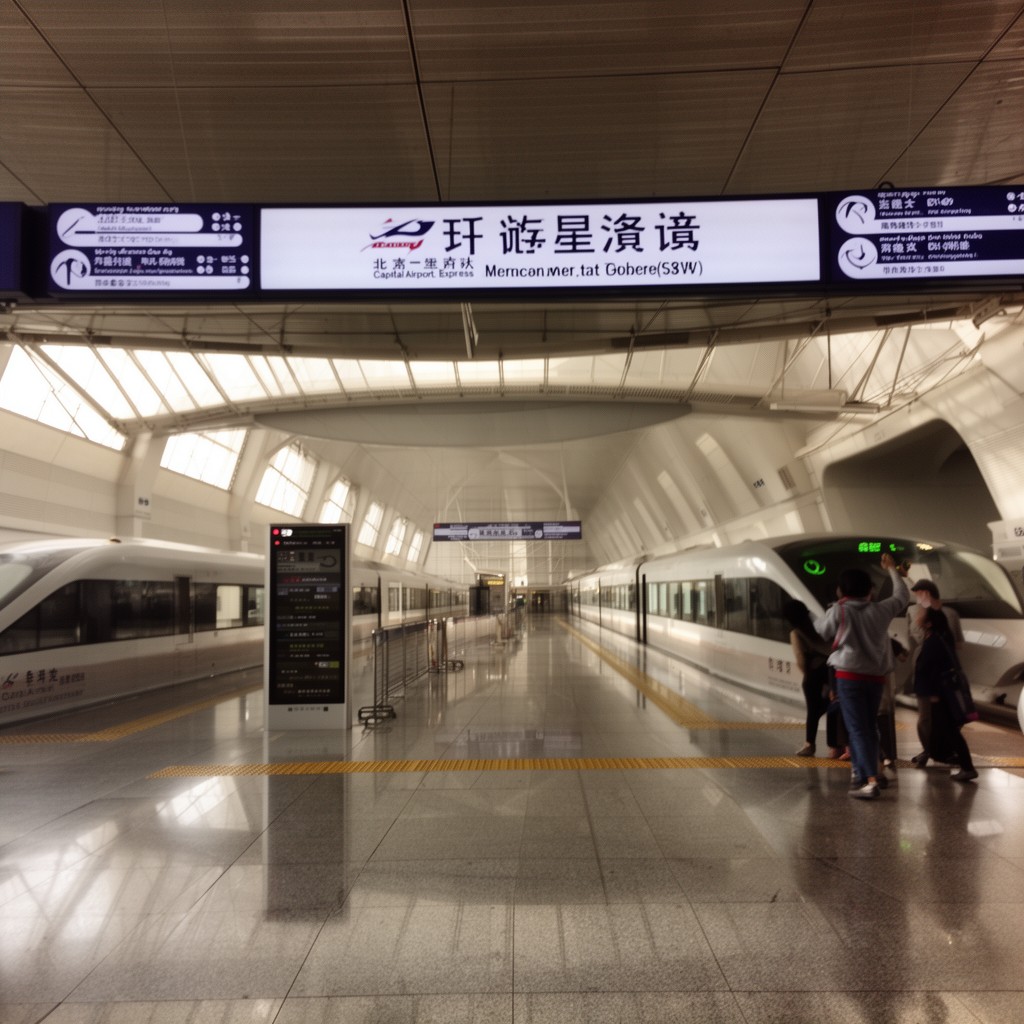 AI-generated illustration of Capital Airport Express