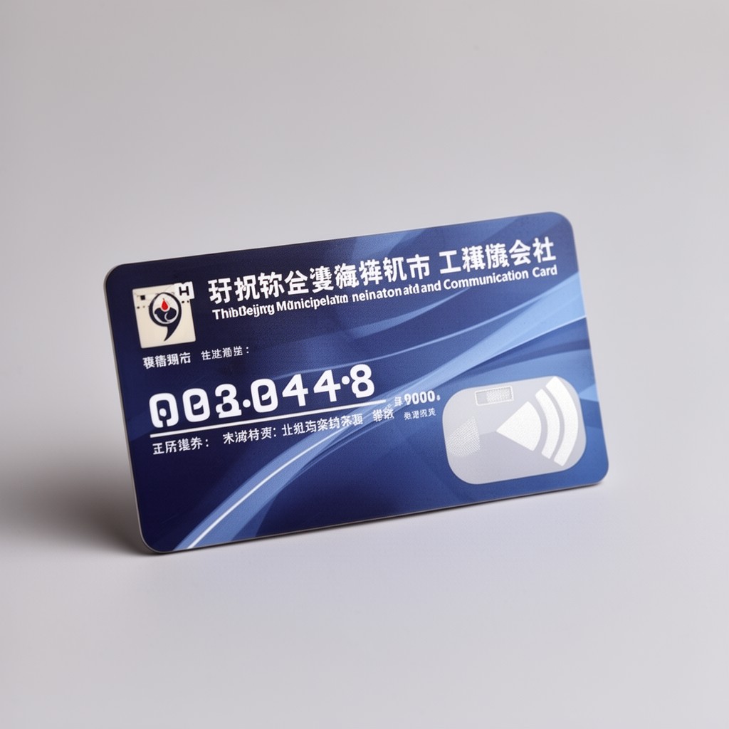 AI-generated illustration of Beijing Municipal Administration and Communication Card