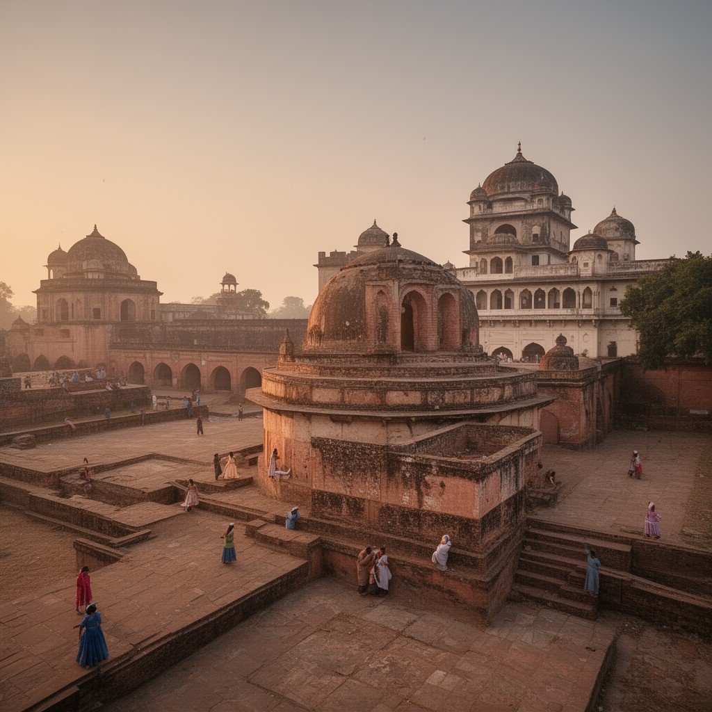 AI-generated illustration of Murshidabad