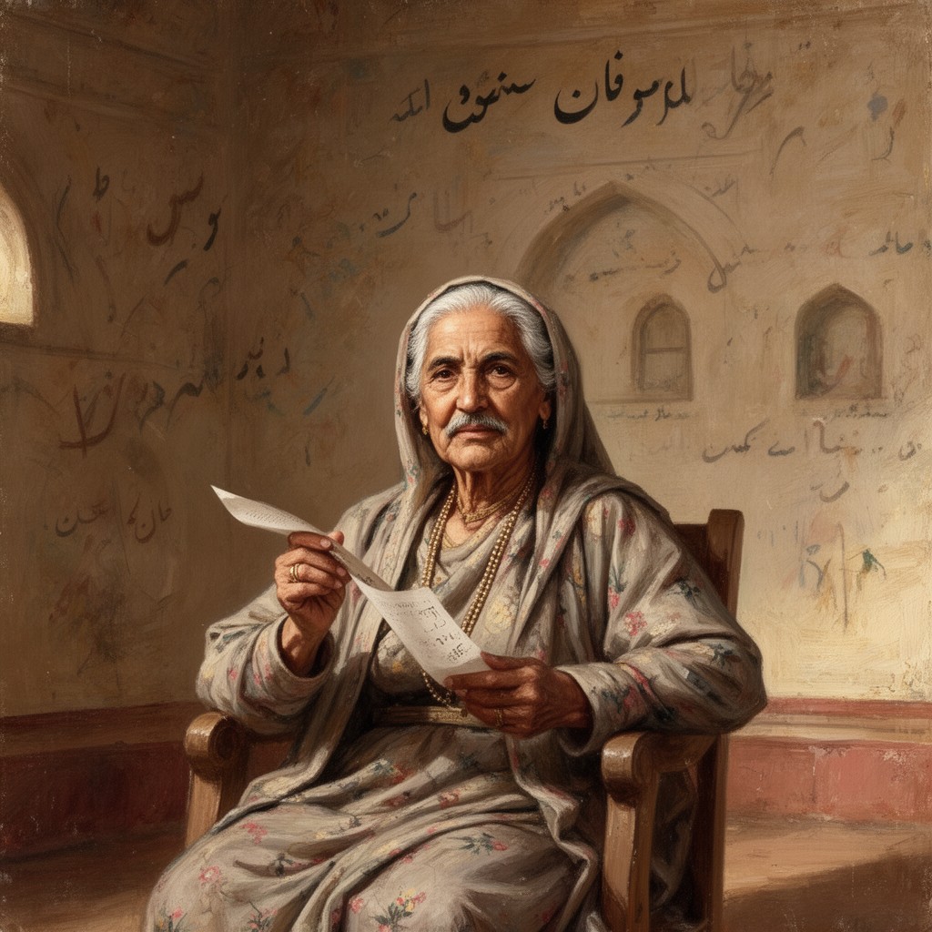 AI-generated illustration of Shah Khanum