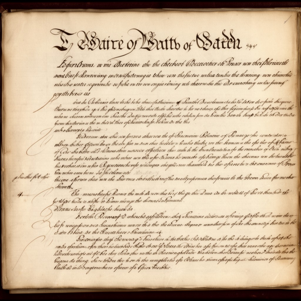 AI-generated illustration of Treaty of Baden (1714)