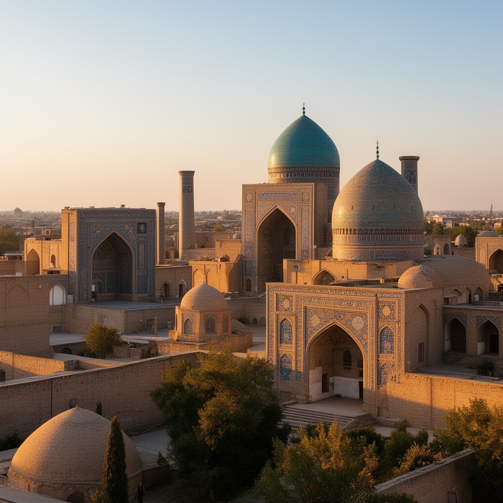 AI-generated illustration of Samarkand