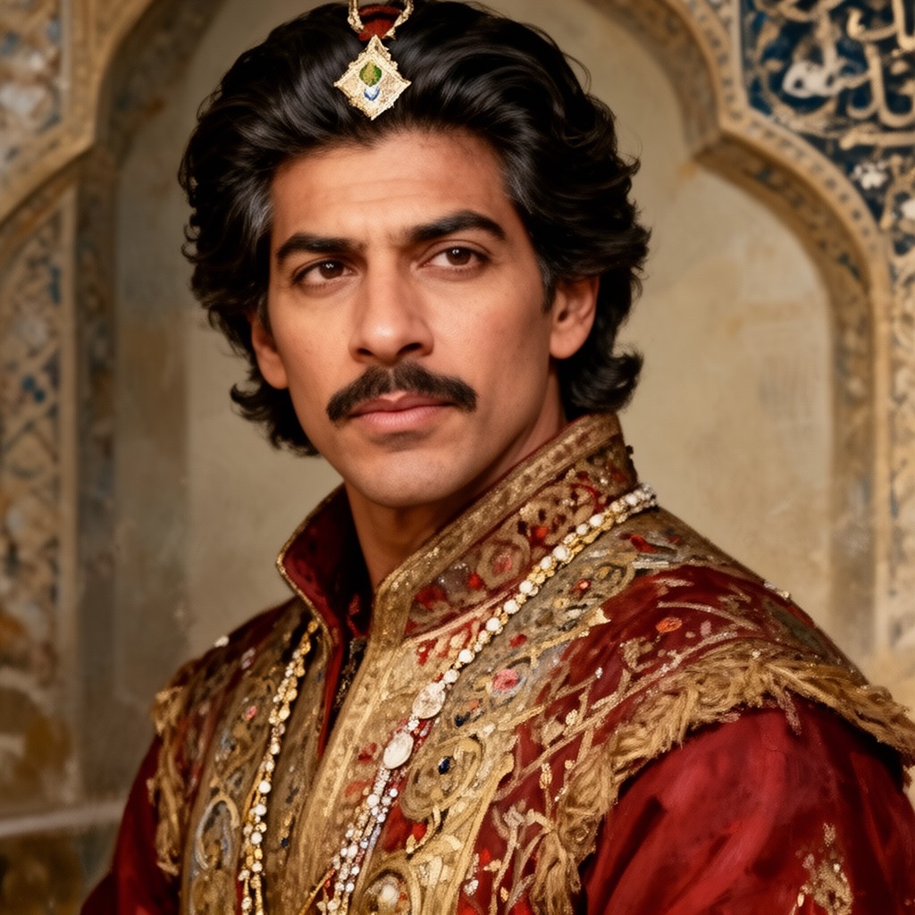 AI-generated illustration of Shahrukh Mirza