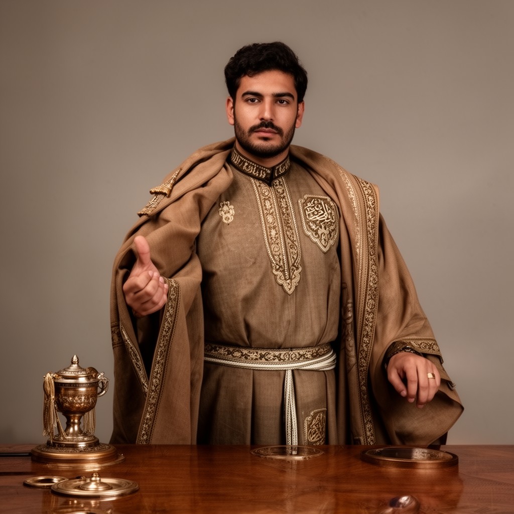 AI-generated illustration of Amir