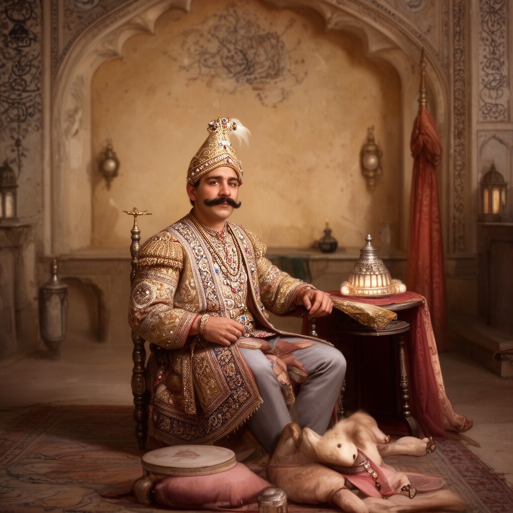 AI-generated illustration of mir bakhshi