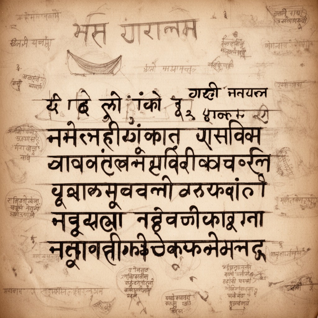 AI-generated illustration of Landa scripts