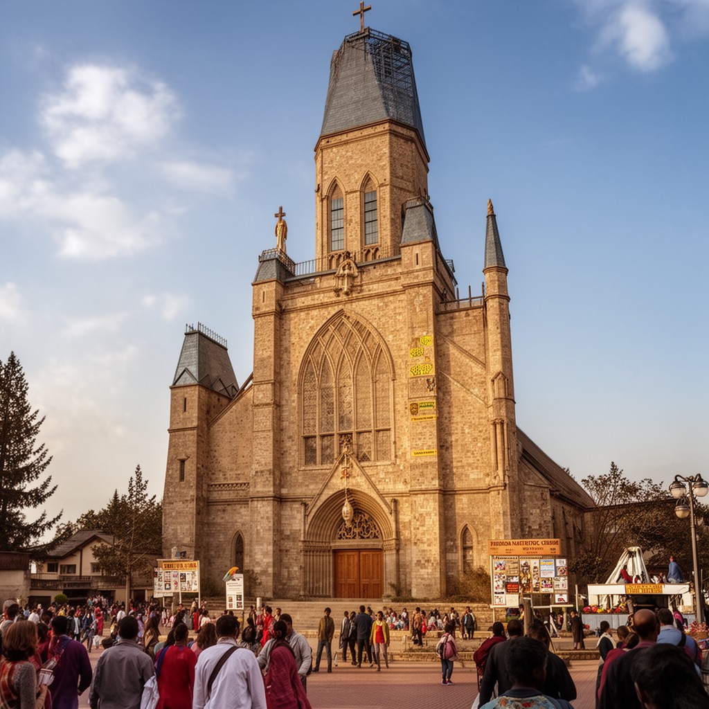 AI-generated illustration of Ethiopian Catholic Church