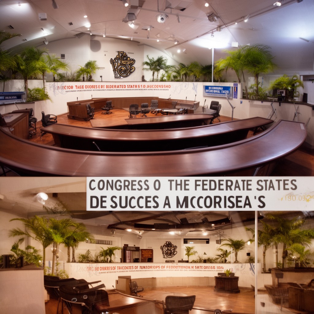 AI-generated illustration of Congress of the Federated States of Micronesia