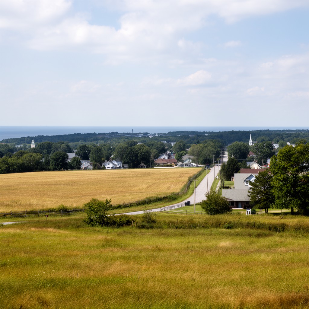 AI-generated illustration of Orleans County, New York