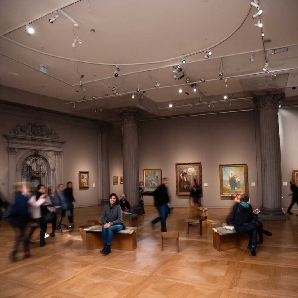 AI-generated illustration of The Barnes Foundation