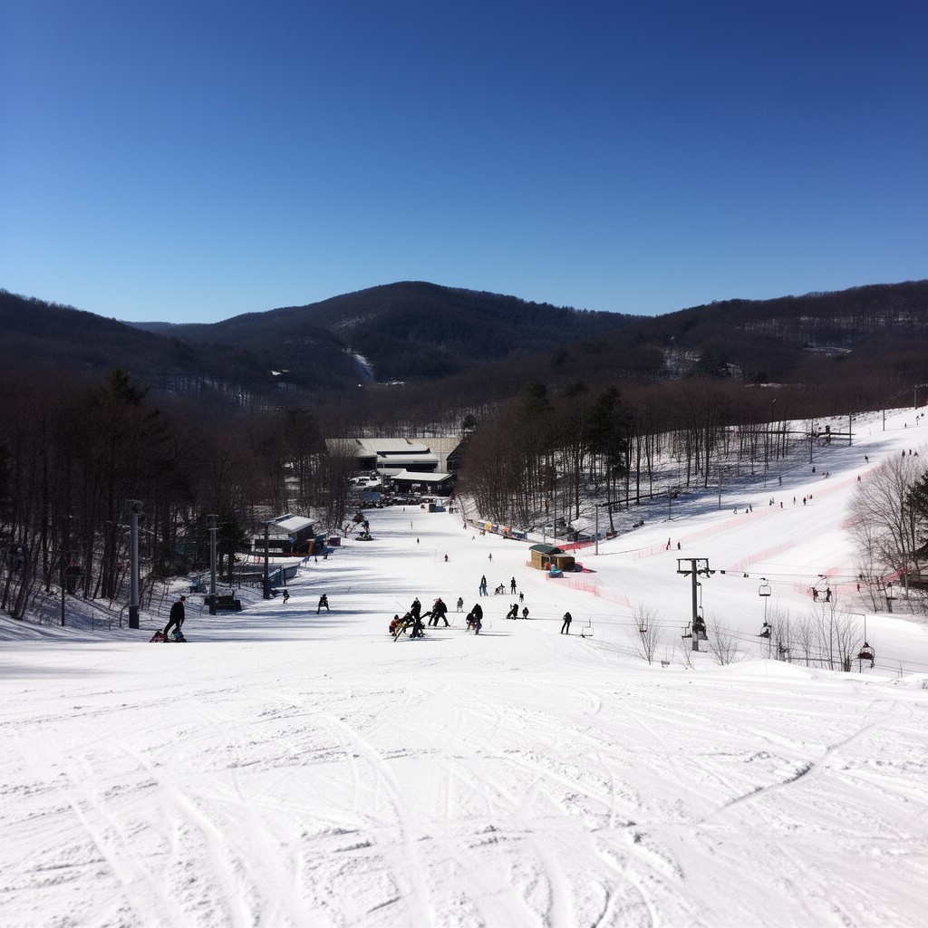 AI-generated illustration of Brandywine Ski Resort