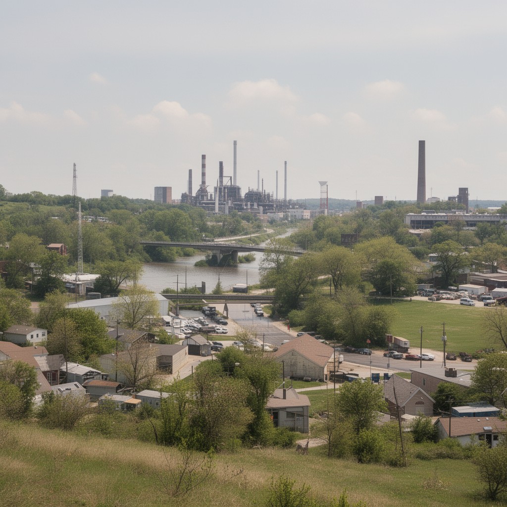 AI-generated illustration of Sugar Creek, Missouri