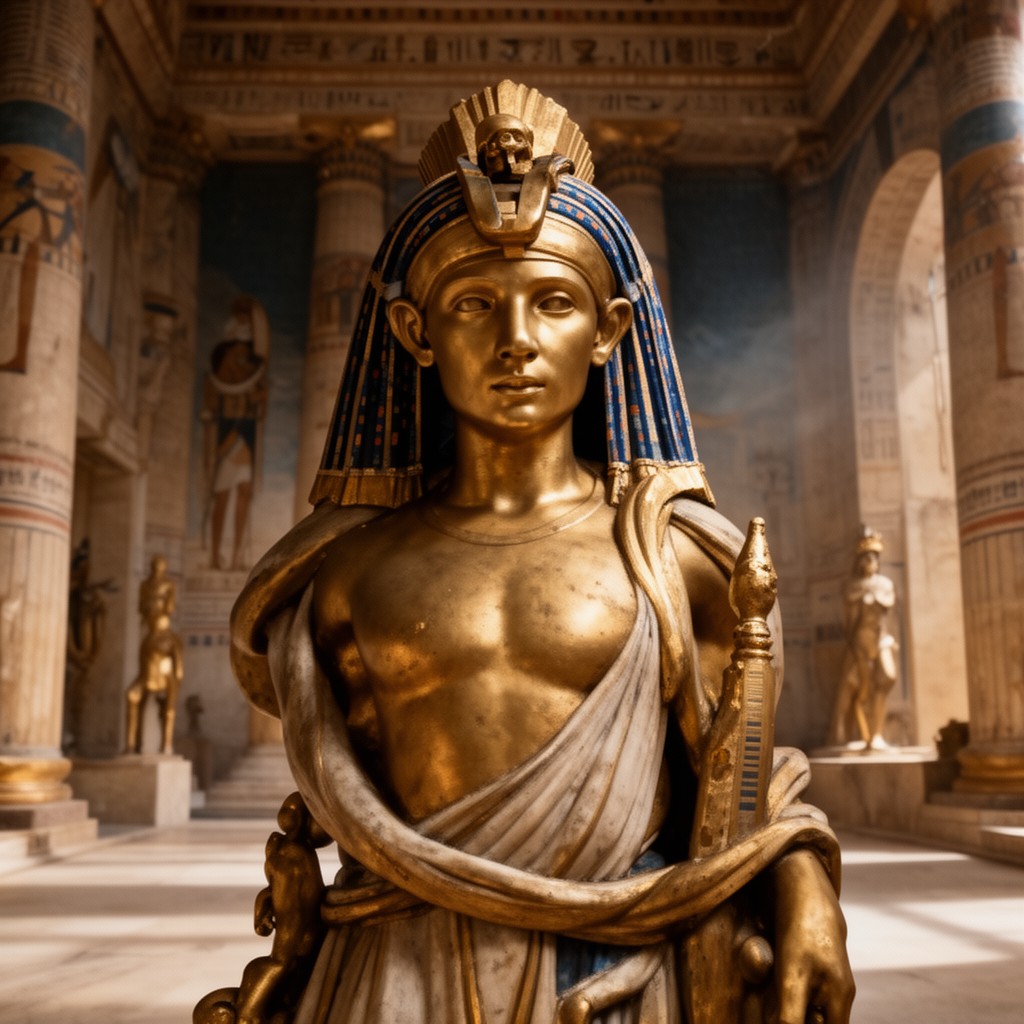 AI-generated illustration of Serapis