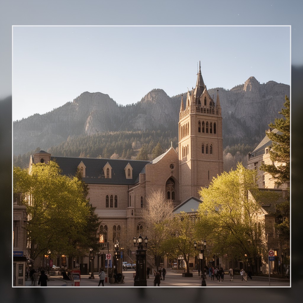 AI-generated illustration of University of Denver