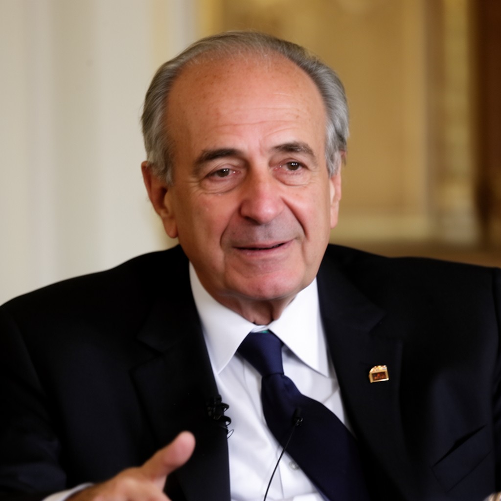 AI-generated illustration of Édouard Balladur