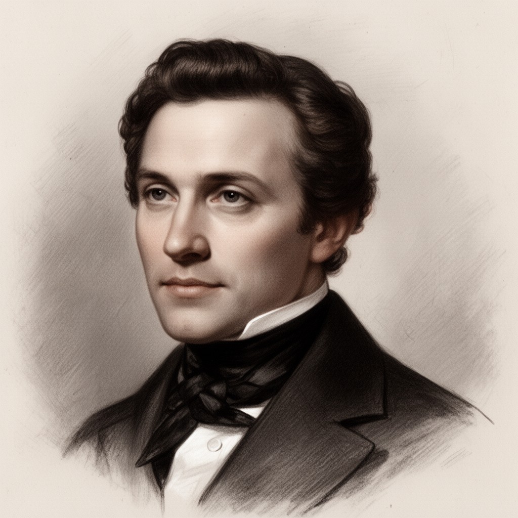 AI-generated illustration of Matthias Castrén