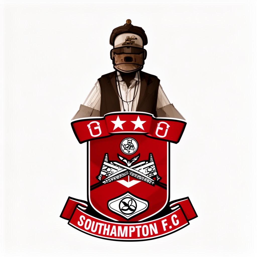 AI-generated illustration of Southampton F.C.