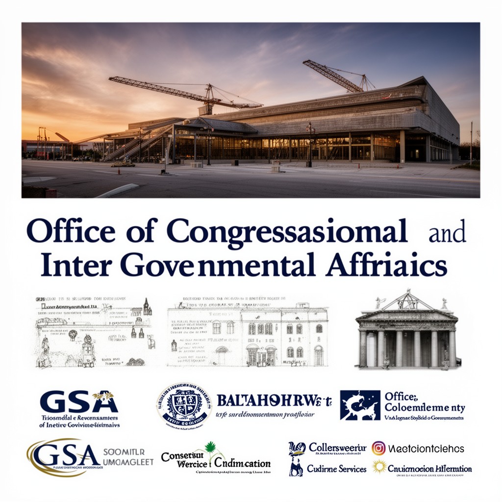 AI-generated illustration of Office of Congressional and Intergovernmental Affairs of GSA