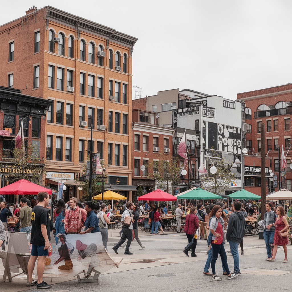 AI-generated illustration of Union Square