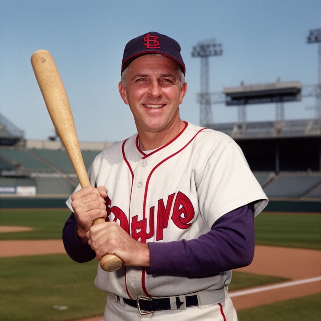 AI-generated illustration of Stan Musial