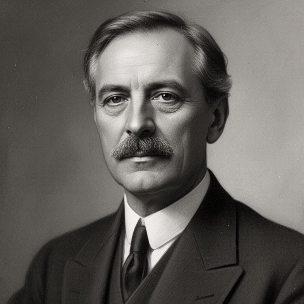 AI-generated illustration of Jacques Hadamard