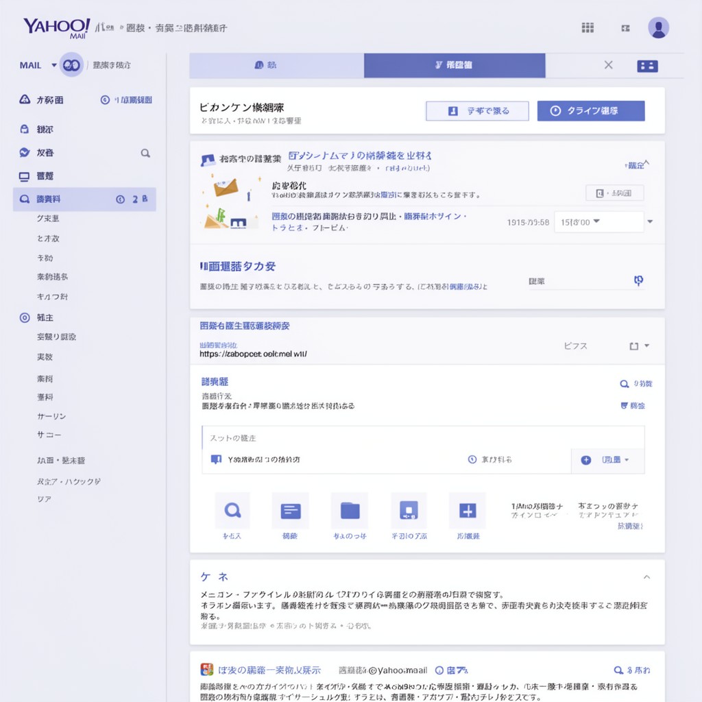 AI-generated illustration of Yahoo Mail